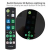 Alkia Universal Big Button TV Remote Control with Glow-in-the-Dark Keys