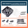9904190040 Fan and Lid/Door Switch Kit Compatible with Masterbuilt Gravity