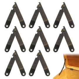 Doyime Door Pivot Hinge, 360 Degree Rotation, Folding Hinge, Furniture Repair Hardware, Iron, Length 2.6 inches (66 mm), Width 0.4 inches (11 mm)