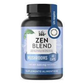 Zen Blend con Hongo Reishi Y Melena de León 60 Cápsulas | LIFE360+