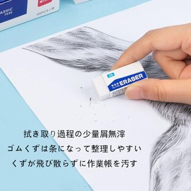 Eraser, Clean, Low Shedding, Soft Erase, Easy to Carry, Office Learning, Non-Trace Eraser, Easy to Use, Suitable for Elementary School Students(Set of 4)