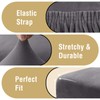 H.VERSAILTEX Velvet Dining Chair Covers Stretch Chair Covers for Dining