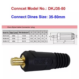 Amico EH-300A, 10Ft/300A Pro. Electrode Holder Assembly, 35-50mm Dines Connector