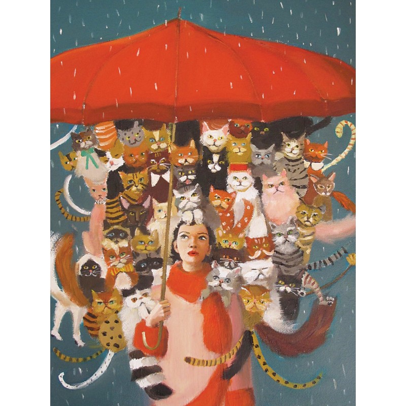New York Puzzle Company - Janet Hill The Cat Countess
