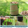 Colwelt Collapsible Garden Bag 47Gallon, Collapsible Leaf Bags with Hard