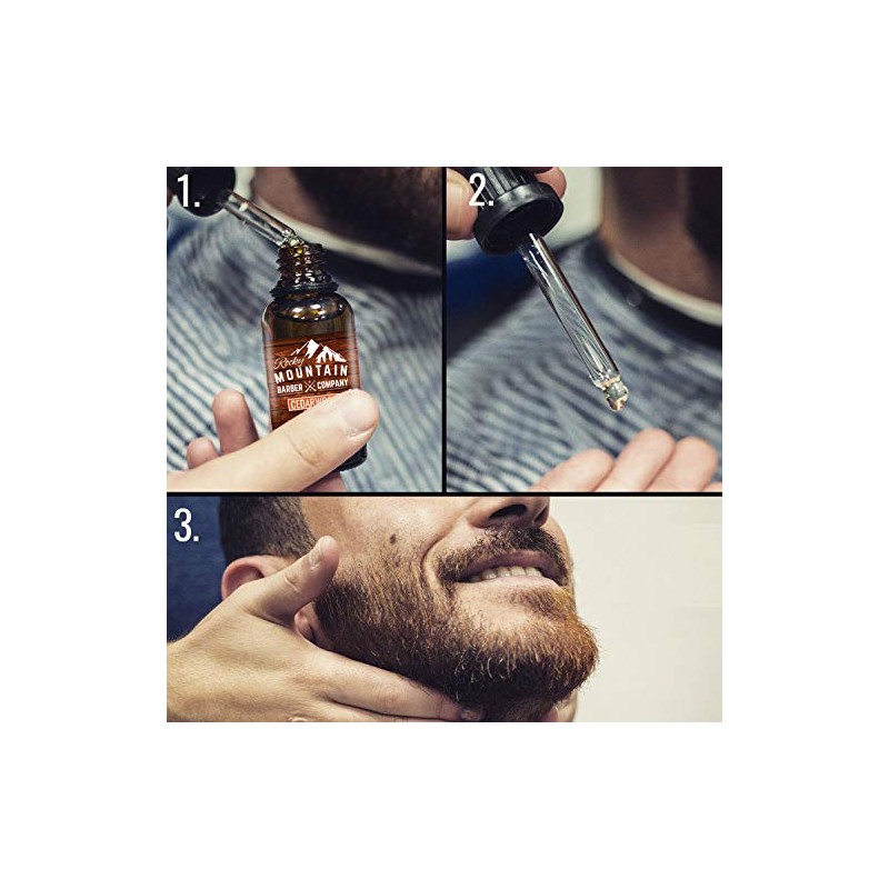 Beard Oil & Leave-in Conditioner - 100% Natural - Cold-Pressed
