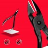 18PCS Nail Clippers Set Black Stainless Steel Portable High Strength