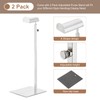 uxcell 2Pcs Stainless Steel Purse Display Stand, Height Adjustable, Single