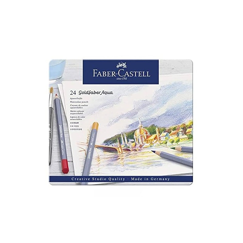 FABER-CASTELL GOLDFABER CRAYON AQUARELLA