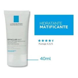 Crema Matificante La Roche-posay Effaclar Mat La Roche-Posay día/noche para piel grasa de 40mL/40g 18+ años- pack x 2 unidades