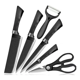 Importeek Set Juego Cuchillos Pelador Tijeras Cocina Chef Profesional