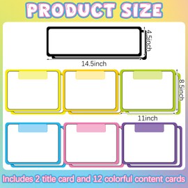 Qilery 14 Pcs Magnetic Write Wipe Organization Chart Magnetic Dry Erase Label Classroom Organization Teacher Objectives for Classroom Whiteboard Goal Target