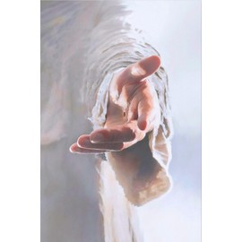 Jesus Give Me Your Hand Jigsaw Puzzle for Adults 1000 Pieces Wood Puzzle Art DIY Toy Gift Fun Challenging Educational Gift Art Home Decor