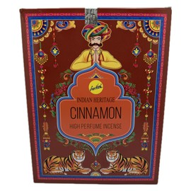 Sreevani Incense Sticks |Indian Heritage|High Perfume| Gift Pack of 12(15g ea.) -Cinnamon, Brown, 8906037225336