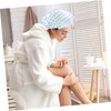 FOMIYES Sets Elastic Band Shower Caps for Women Bathing Cap