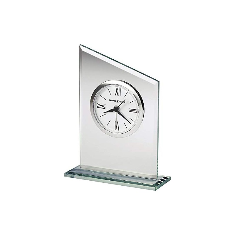 Howard Miller Leigh Table Clock 645-805 – Modern Glass with