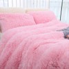 Freyamy Fluffy Long Hair Microfibre Faux Fur Cuddly Blanket 80