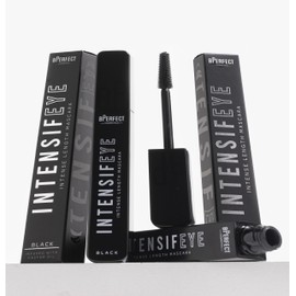 BPerfect IntensifEYE Mascara – Lash-Lengthening Formula with Castor Oil – Ultra-Fine Arrow Wand for Definition & Lift, 8ml (Black)