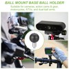 PATIKIL 1" Ball Mount Base Ball Adapter with 1/4" Threaded