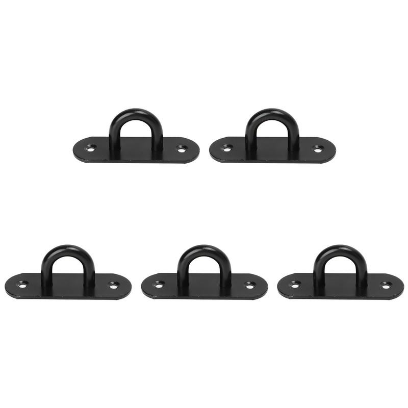 5 PCS Stainless Steel Eye Plate Ceiling Hook Pad Eye