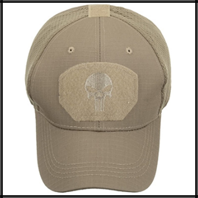 White Fang CA682 Mesh Cap, Skull, Skull, Hat, Running, Outdoors,