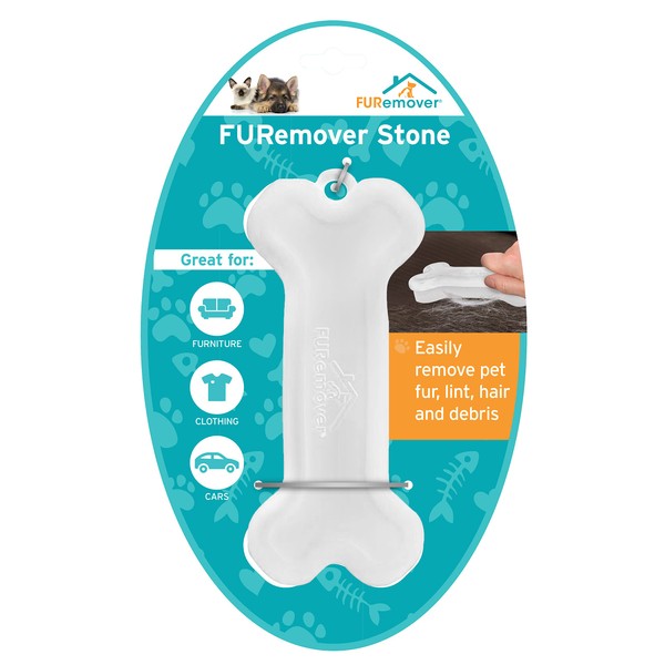 FURemover Pet Hair Removal Stone, Lint Brush Alternative, Clean Clothing, Upholstery and More