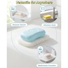 8 Pack Soap Saver Pads,Self Draining Soap Holder Pad for