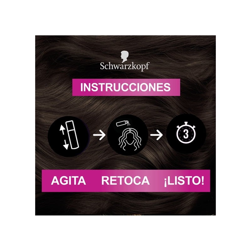 Retocador Schwarzkopf Dark Brown 120ml