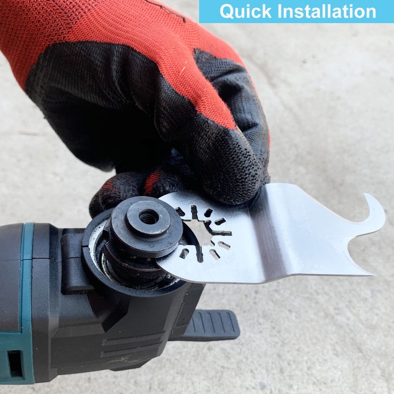 HEMUNC 4PCS Oscillating Multitool Saw Blades, Oscillating Multi Tool Hook