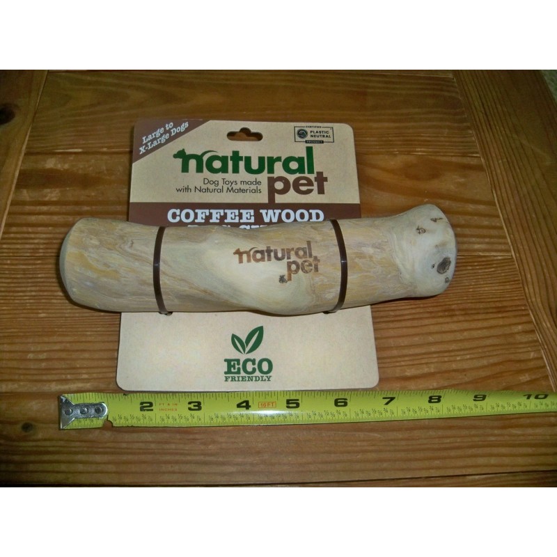 NATURAL PET -- Coffee Wood DOG CHEW -- ECO Friendly