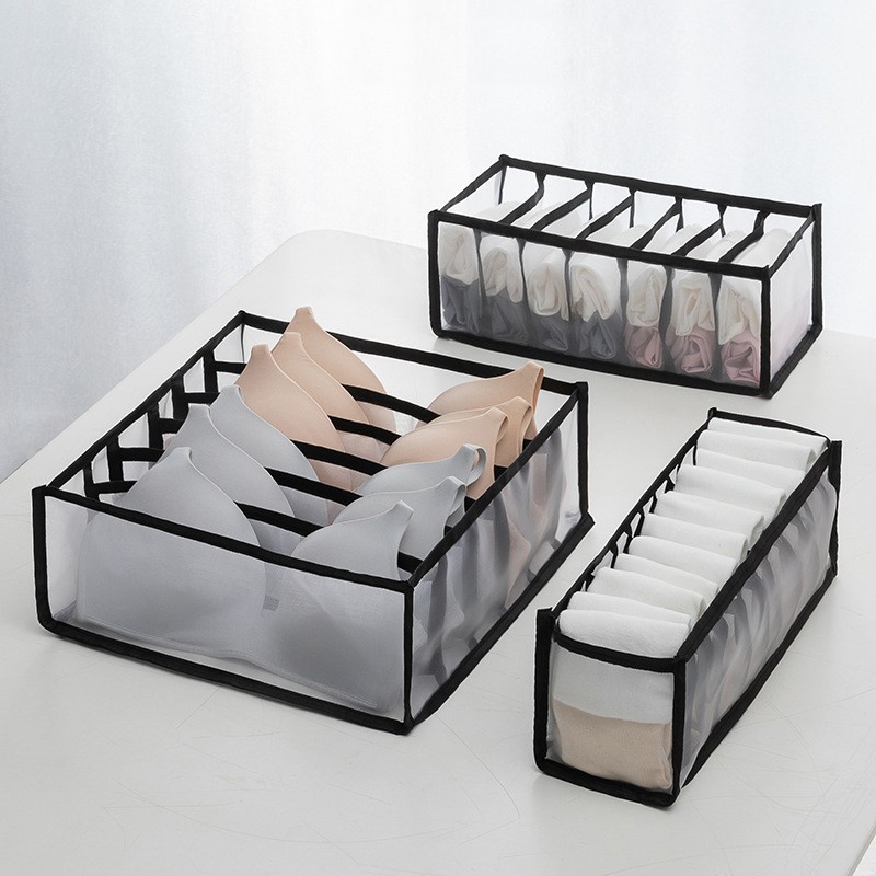 Closet Organizer Underwear Socks – Drawer Divider Storage Box, Foldable