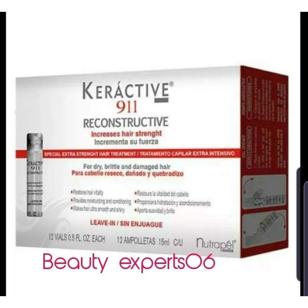 Keráctive 911 NEW KERACTIVE 911 RECONSTRUCTIVE increase HAIR strength  EXCLUSIVE GIFT!! FROM BEAUTY EXPERTS06