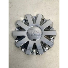 Red Sport Chrome Wheel Center Cap CSRSW66-C1P