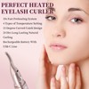 Electric Eyelash Curler, Heated, Handheld, 2-in-1, Long-Lasting Styling, Charging via
