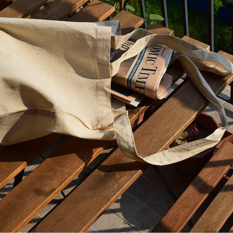 Cotton Tote Bags, Bulk Shopping Bag Cotton Bags, Multipack, 100%