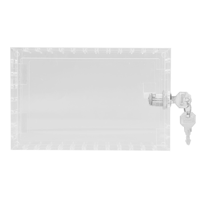 Thermostat Lock Box with 2 Keys Universal Clear Acrylic Plastic