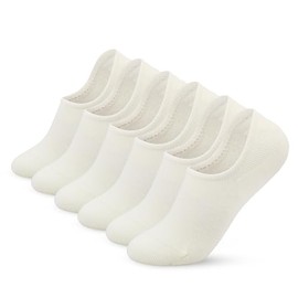 VOROLO No Show Socks for Womens,Low Cut Ankle Socks, Black2+white2+gray2, Medium