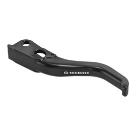 NICECNC Black Short Clutch Handle Clutch Bar Hand Control Lever Compatible with 1290 Super Adventure R/S 2021-2024, Replacement for 61902031000, Billet 6061 Aluminum, CNC-Milled, Anodized