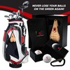 CADDYSACK Golf Ball Holder and Dispenser with Golf Towel, 2