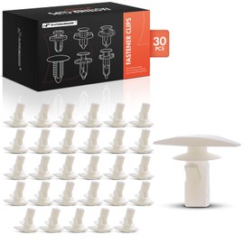 A-Premium 30PCS Nylon Weatherstrip Retainer Clips Compatible with Toyota Camry, RAV4, Corolla, Prius, Tacoma, Highlander, Tundra, Sienna & Hyundai Santa Fe & Lexus ES300 & Ford Aspire & Mazda 323