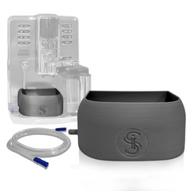 S I Espresso Machine Descale Catch System with Adjustable Drainage Tubing - Compatible with Gaggia Accademia, Coffee Descaler and Cleaner Container, Mess-Free Coffee Maker Espresso Descaling Solution