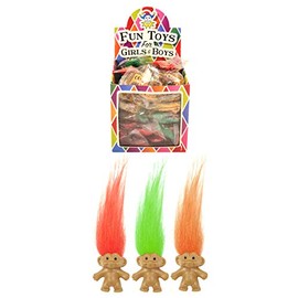 Retro trolls, pack of 12., funky, 1-Pack