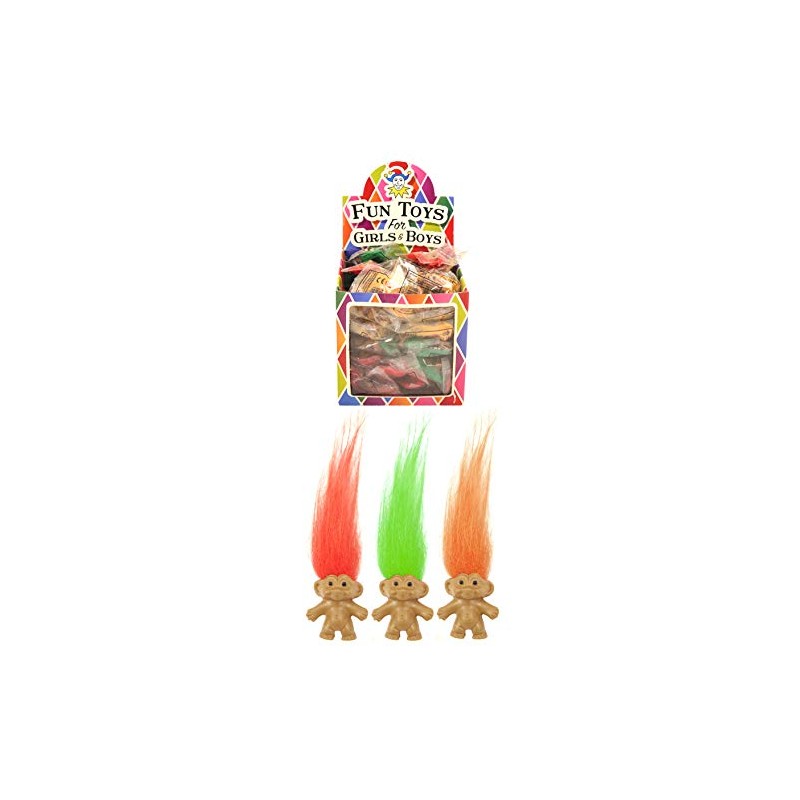 Retro trolls, pack of 12., funky, 1-Pack