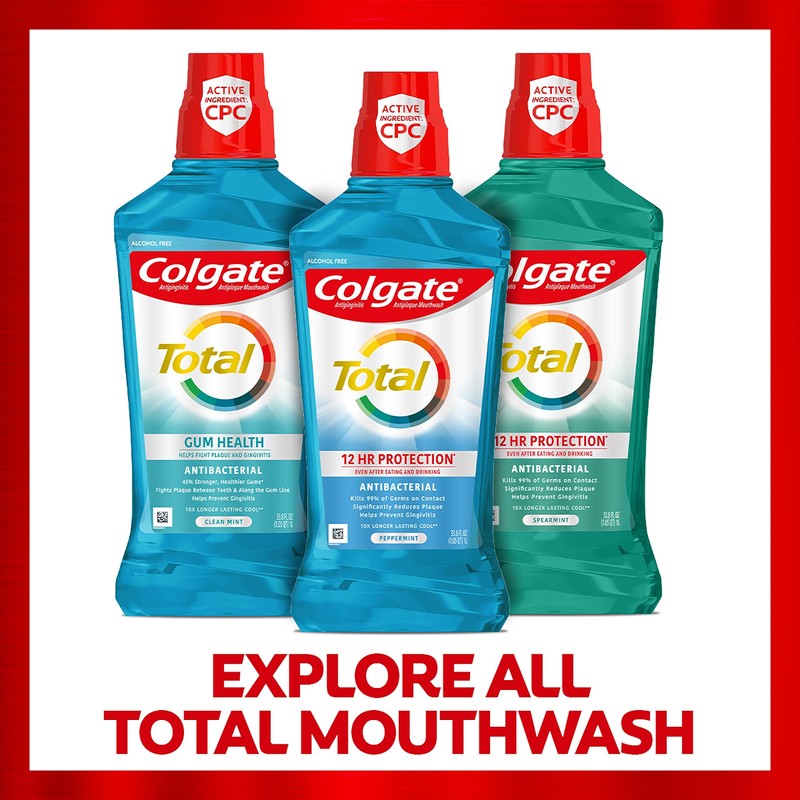 Colgate Colgate Total Advanced Pro-Shield Mouthwash, Peppermint - 60mL