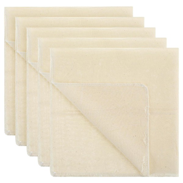 Pack of 5 Straining Cloth, Cheesecloth, Reusable Cheesecloth, Washable, Multi-Purpose Cheesecloth for Tofu/Cheese/Fruit Juices/Draining