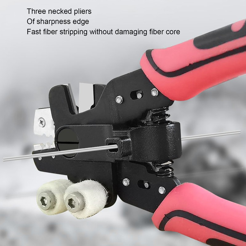 Wire Stripping Pliers Optical Fiber Stripper 4 in 1 Cutter