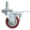 Finnhomy Swivel Caster Wheels 2 Inch Heavy Duty Threaded Stem