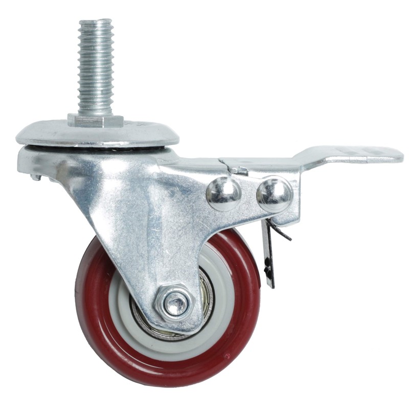 Finnhomy Swivel Caster Wheels 2 Inch Heavy Duty Threaded Stem