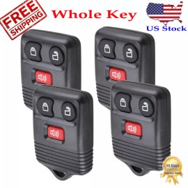 Autototal-parts 4 For 2001 2002 2003 2004 2005 2006 Ford F-150 F-250 Explorer Remote Car Key Fob