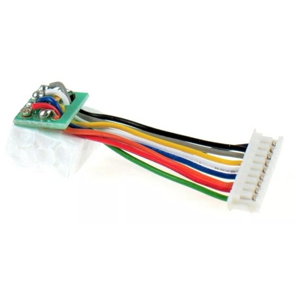Digitrax HO DHWHPS 9-Pin to DCC Medium Plug Short Harness